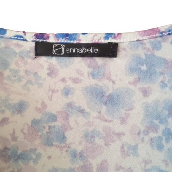 Annabelle By Pantaloons Floral Scoop Neck Shirt - Picture 4 of 6